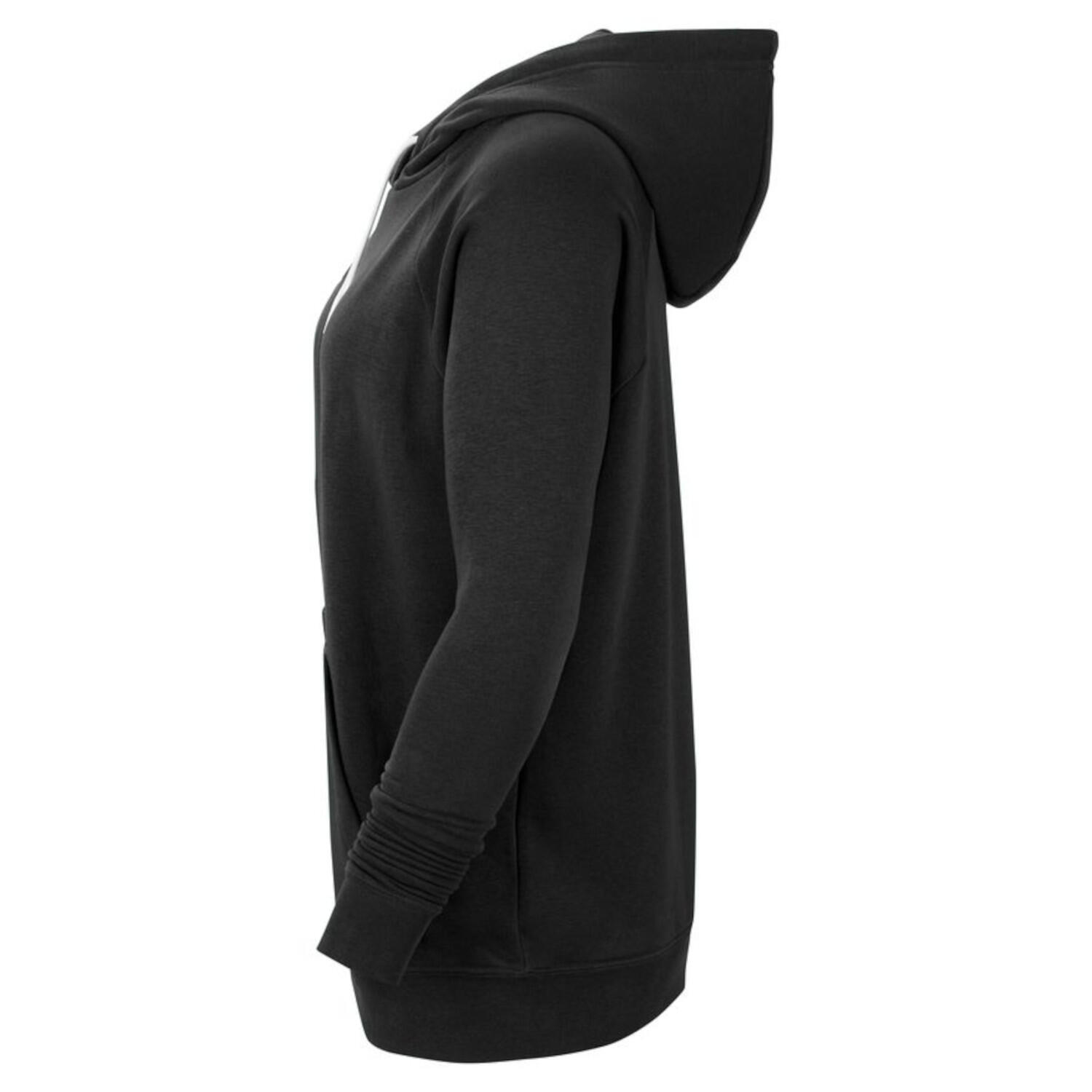 Felpa con cappuccio donna ( fleece) nike nero 3/4