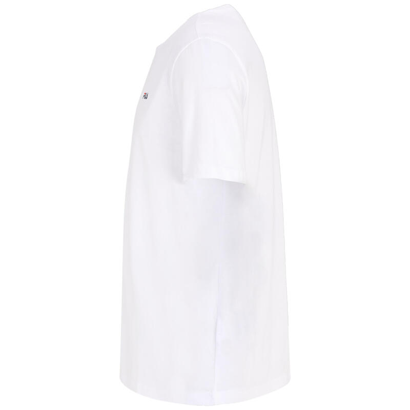 Tricou universal fam008383072 cu mânecă scurtă alb bărbătesc