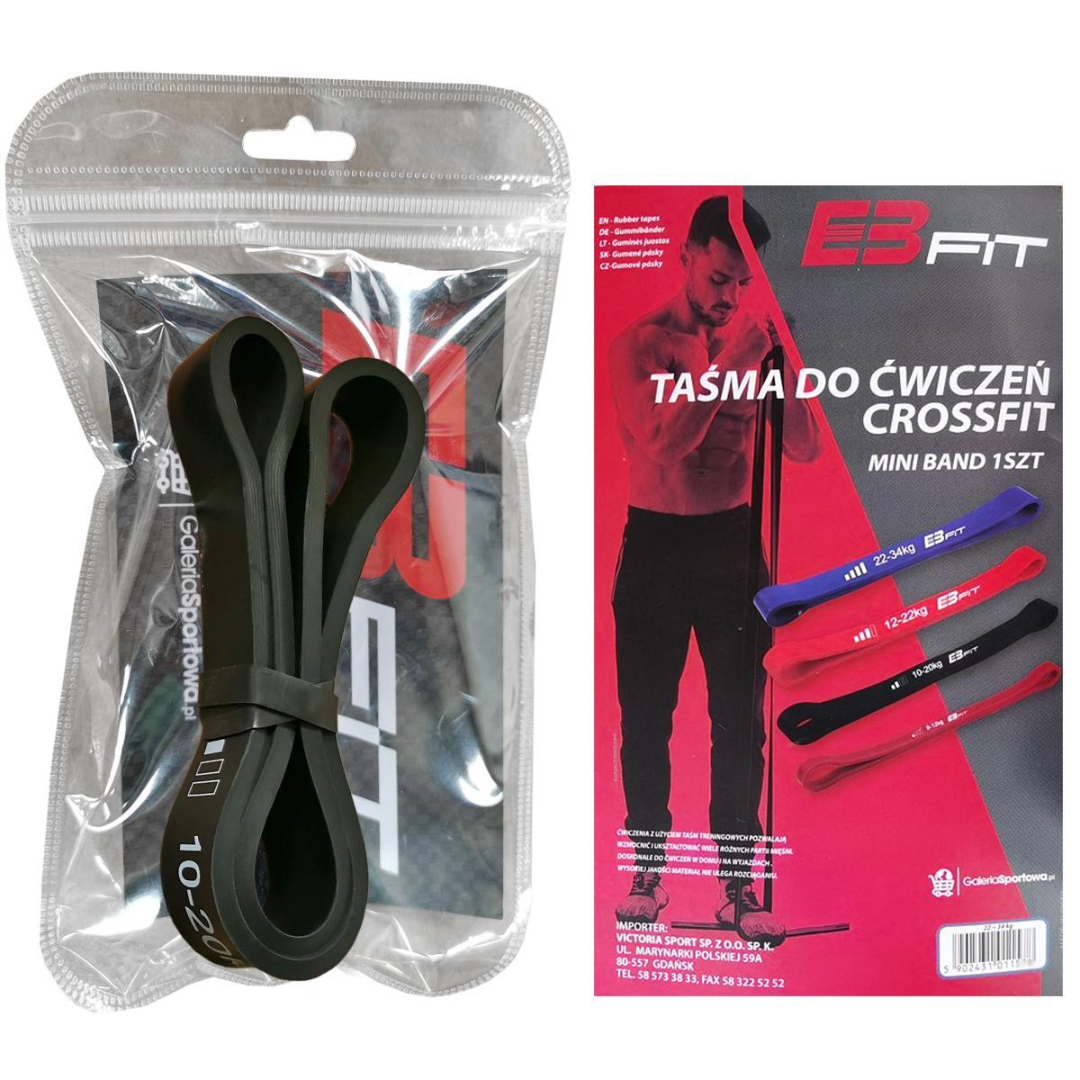 Guma fitness Eb Fit krótka 10-20 kg 5/5