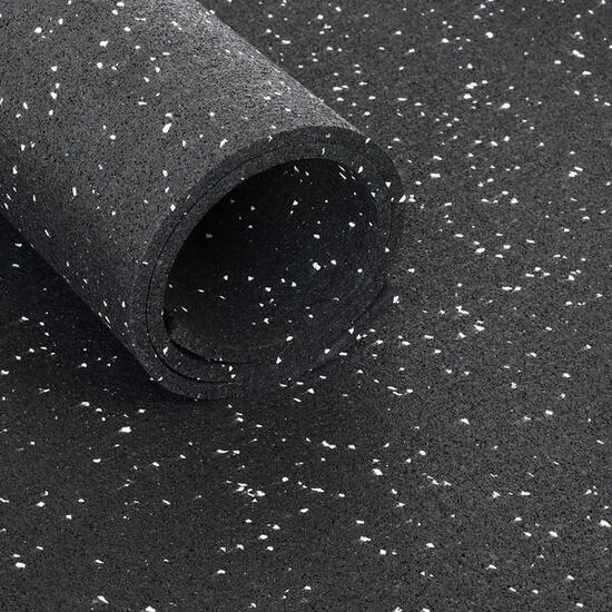 Pavimento sportivo - Rotolo da 125 m² - Spessore 6 mm - Nero/Grigio