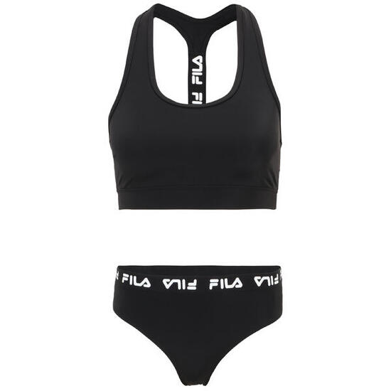 Costume da bagno intero a due pezzi da donna con schiena a nuotatore Fila Sorano