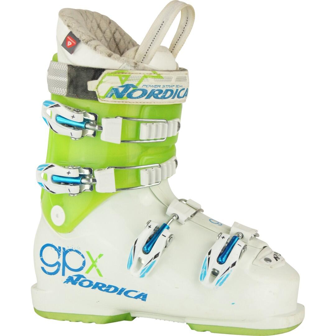 Nordica - Reconditionné - Nordica Gpx 65 Girl - Très Bon État - Chaussures De Ski - Vert - 26 Cm - Decathlon