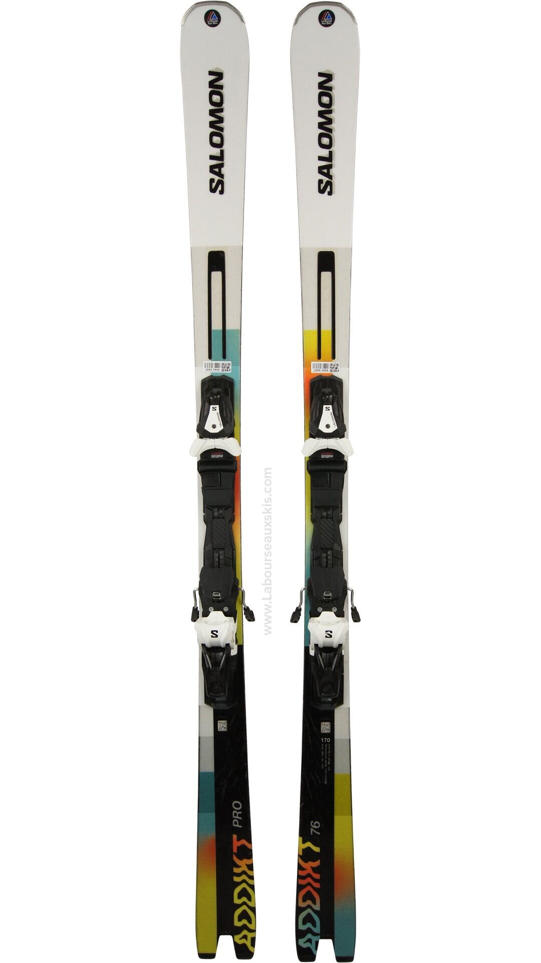 Reconditionné - SALOMON ADDIKT PRO 76 + SALOMON M12 - Très bon état 7/7
