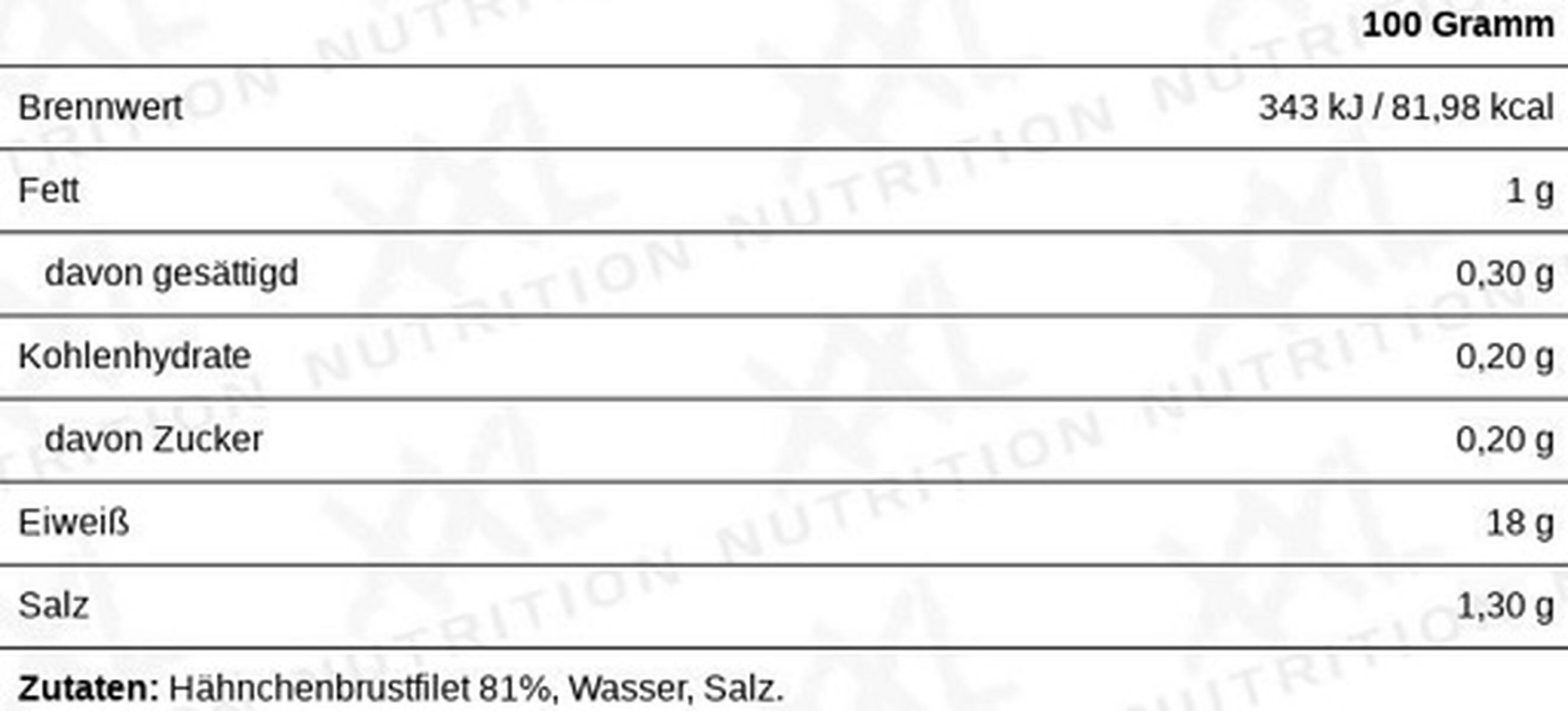 XXL Nutrition Hähnchenbrustfilet 160g 2/2