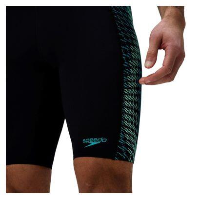 Maglia Speedo Endurance+ MAX Tech Panel Uomo Nero/Turchese 5/7