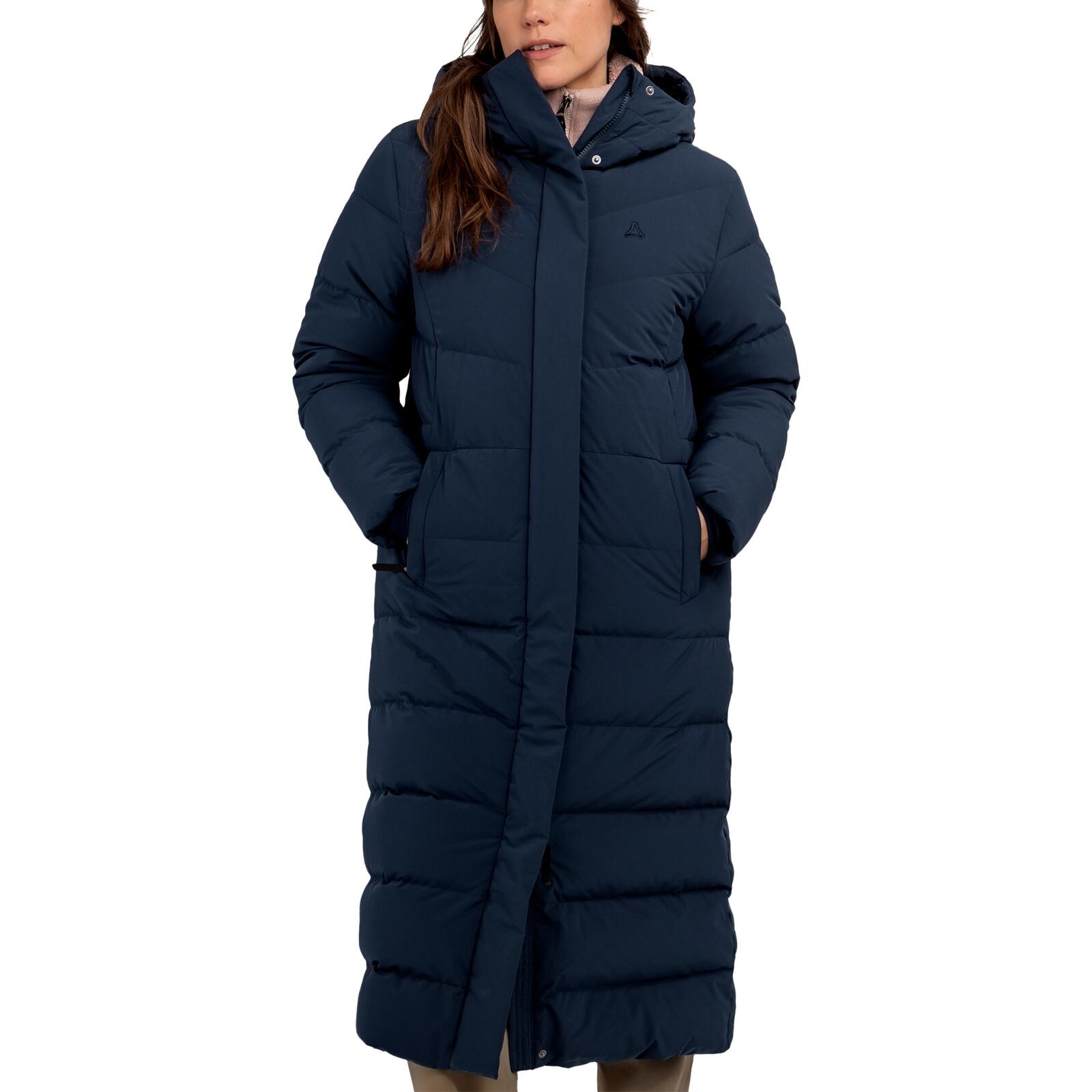 Daunenmantel wärmend atmungsaktiv weich Damen - Urban Down Coat Style Vindave 2/3