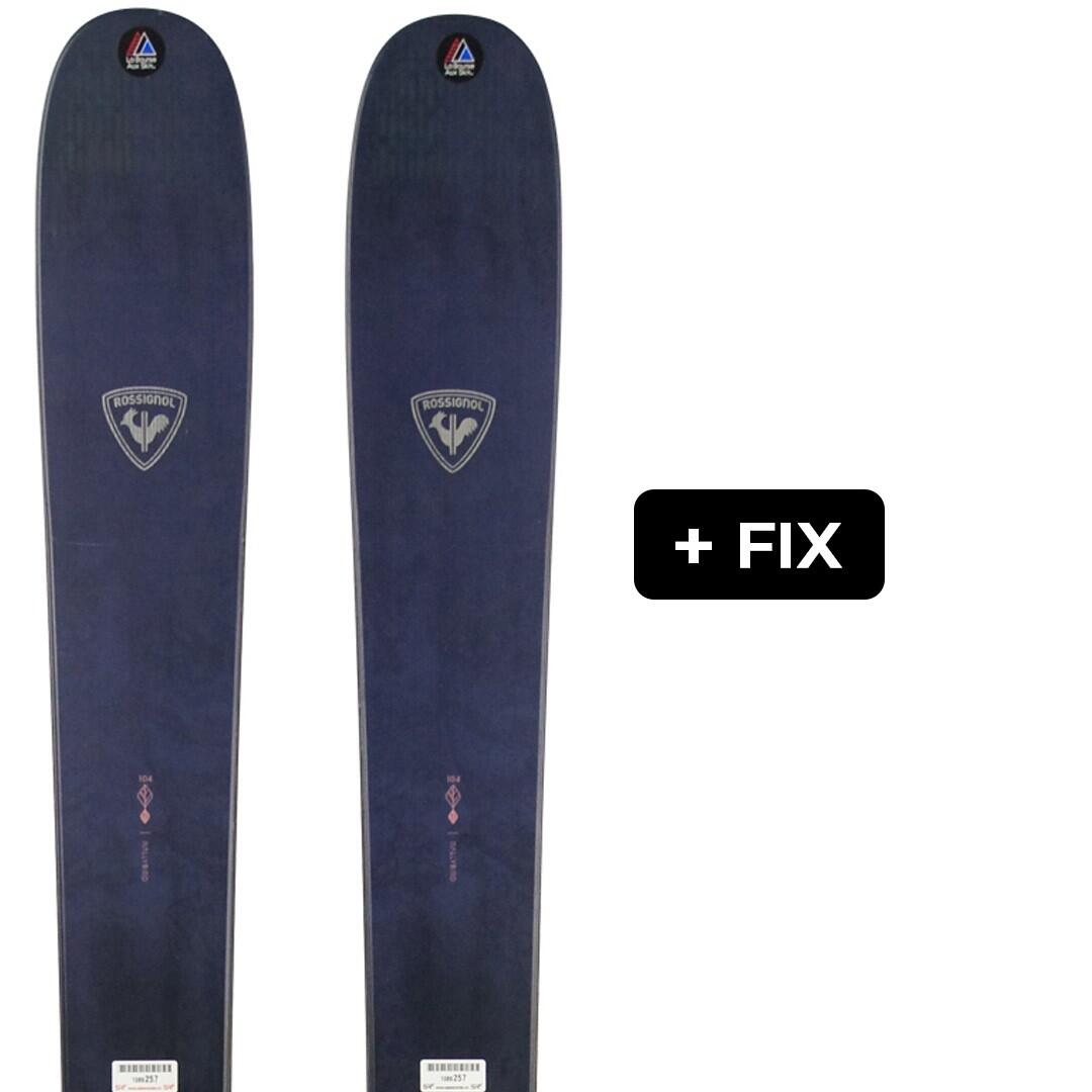 ROSSIGNOL Reconditionné - ROSSIGNOL RALLYBIRD 104 + LOOK SPX 12 BLACK GW - Très bon état