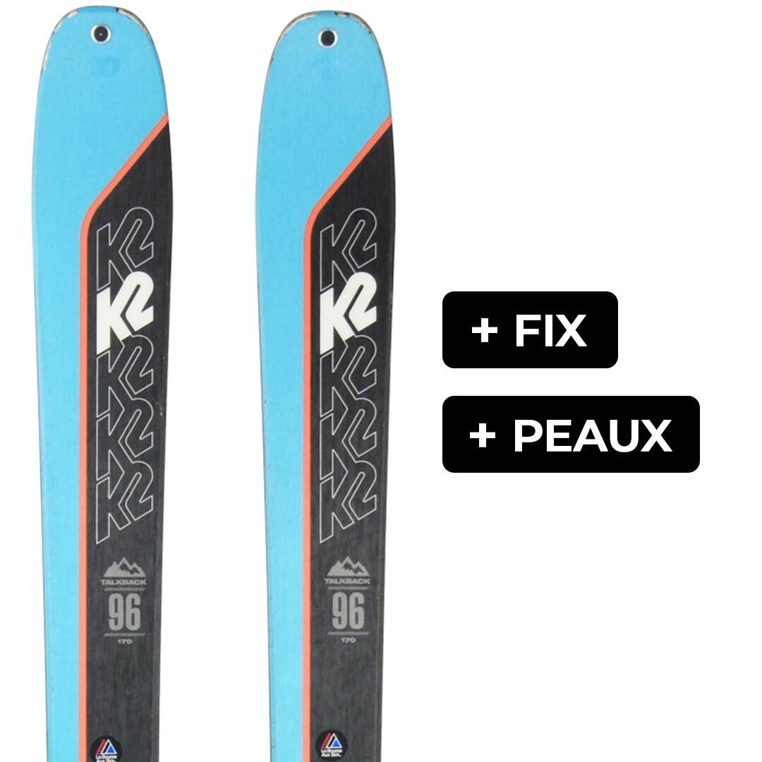 K2 Reconditionné - K2 TALKBACK 96 + PEAU + MARKER ALPINIST 8 - Très bon état