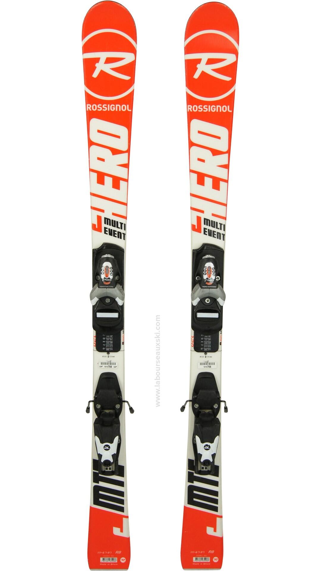 ROSSIGNOL Reconditionné - ROSSIGNOL HERO JR MULTI EVENT KID X - Très bon état