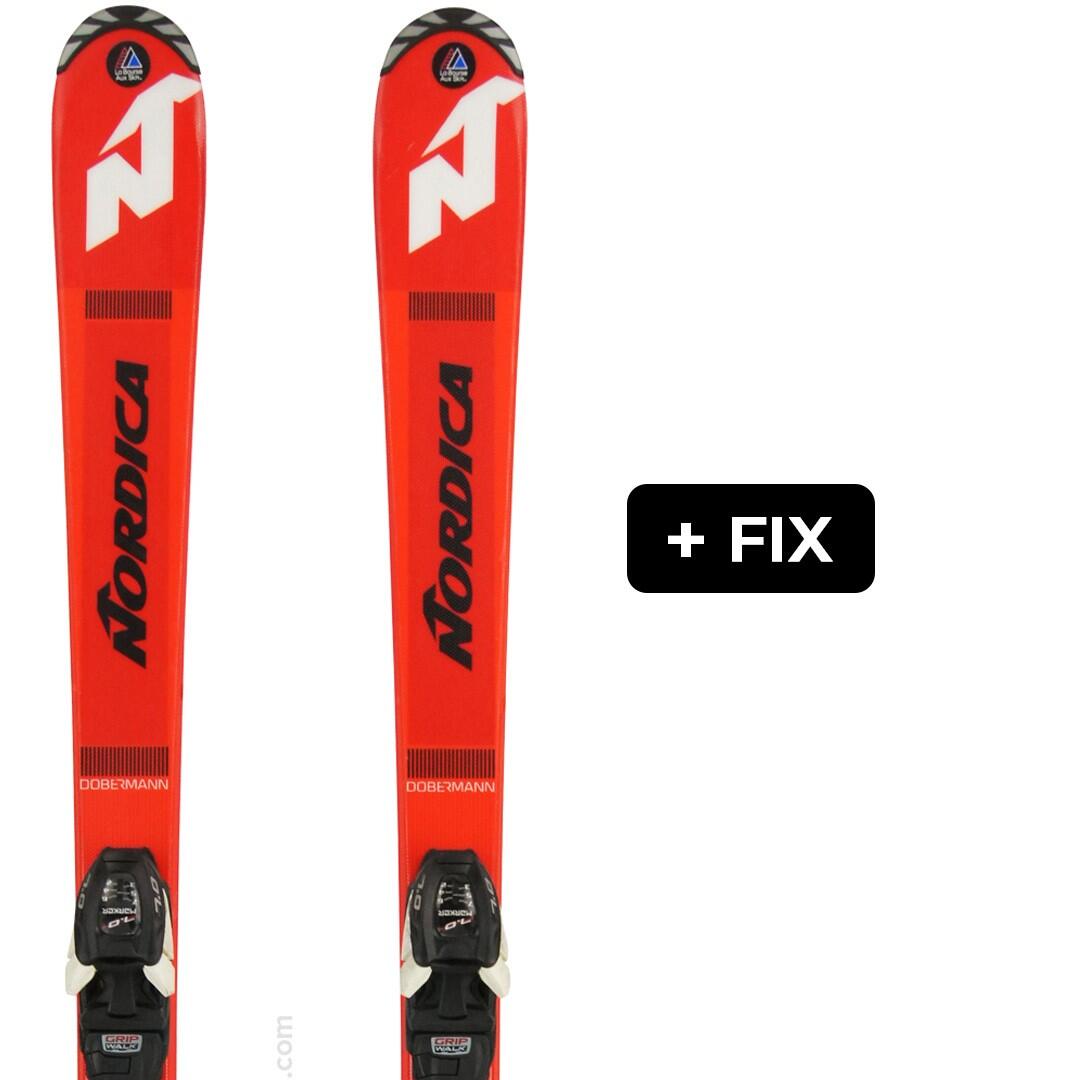 NORDICA Reconditionné - NORDICA TEAM RACE J + MARKER 7.0 - Très bon état