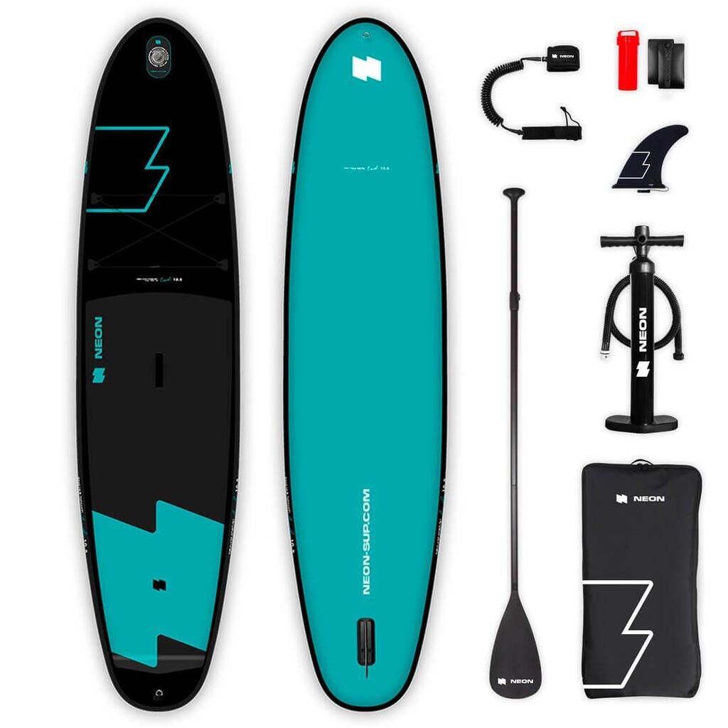 Inflatable Stand Up Paddle Pack - Neon Led Azur 10'8