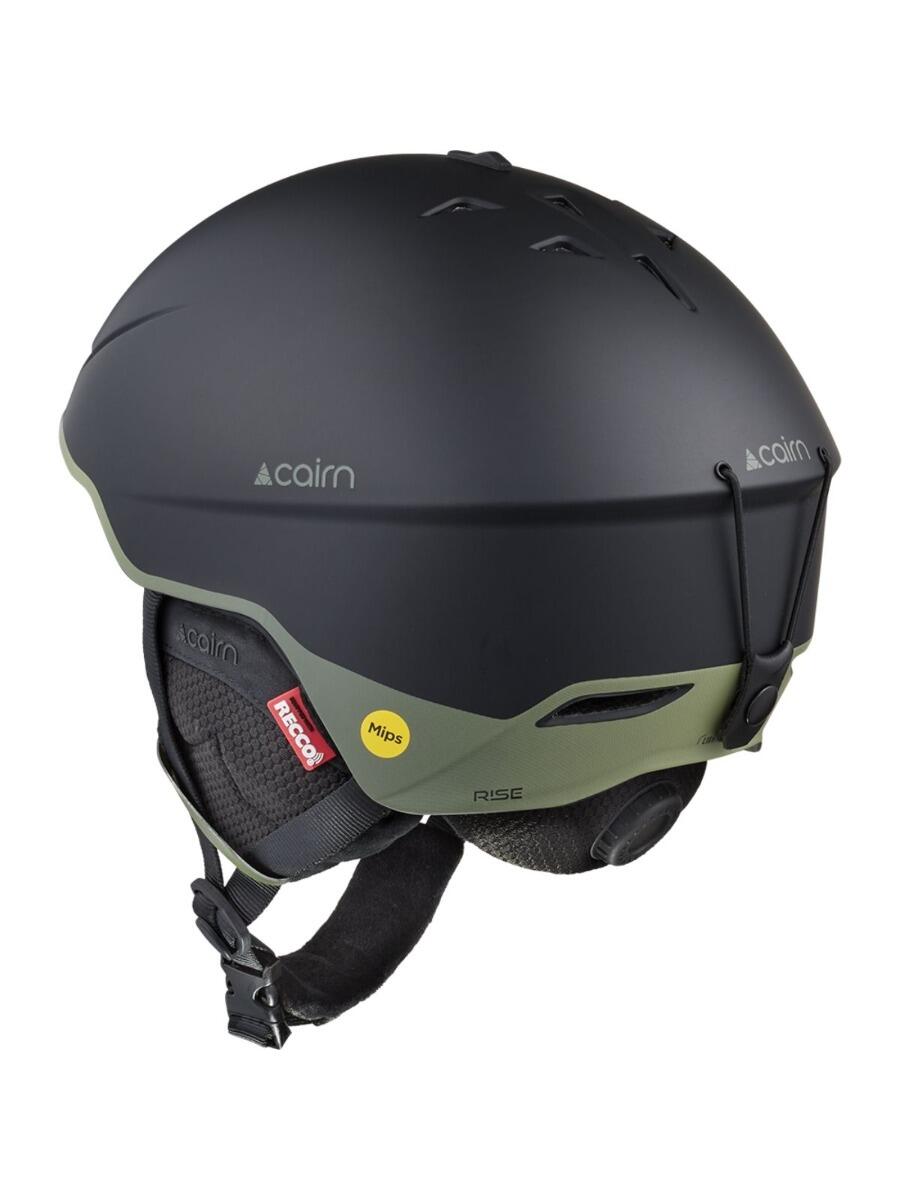 Casco de esquí Rise MIPS® - Negro mate caqui 3/3