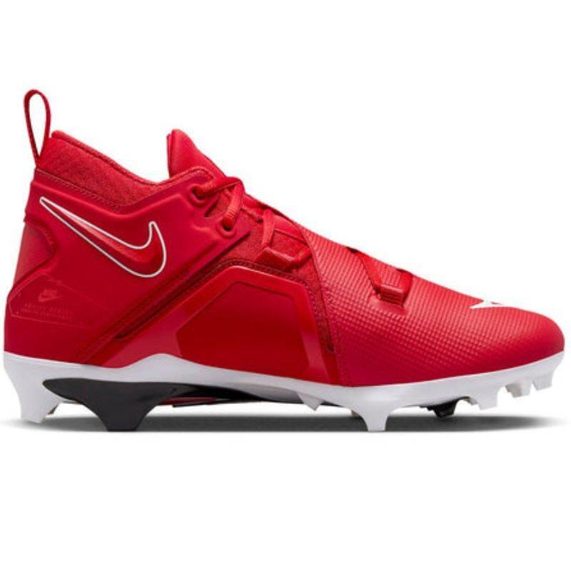 Crampons de Football Americain moulés Nike Alpha menace Pro 3 Rouge 3/5