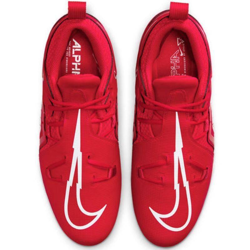 Crampons de Football Americain moulés Nike Alpha menace Pro 3 Rouge 4/5