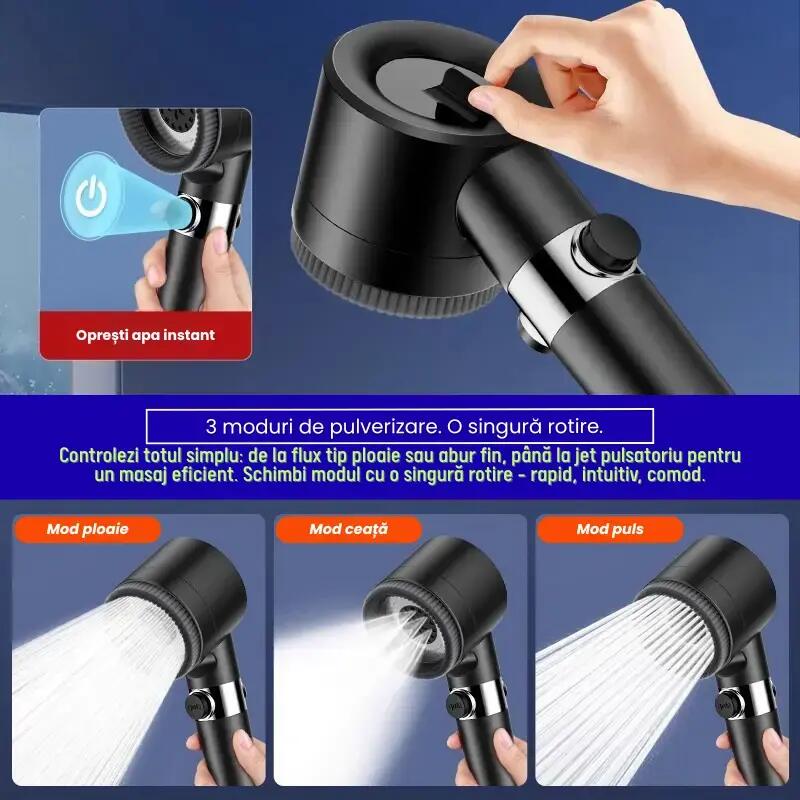 Dus Portabil – Jet puternic reglabil in 3 trepte, Display Digital, Acumulator 12 3/7