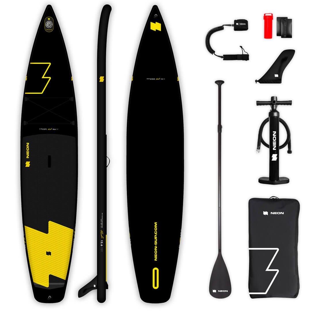 Neon - Pack Stand Up Paddle Gonflable - Neon Flash Banana 12'6 - Planche De Stand Up Paddle - Decathlon