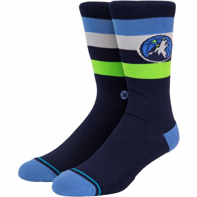 Stance - Chaussettes Nba Minnesota Timberwolves Stance St Crew Bleu Marine - Chaussettes - Multicolore - 42/46 - Decathlon