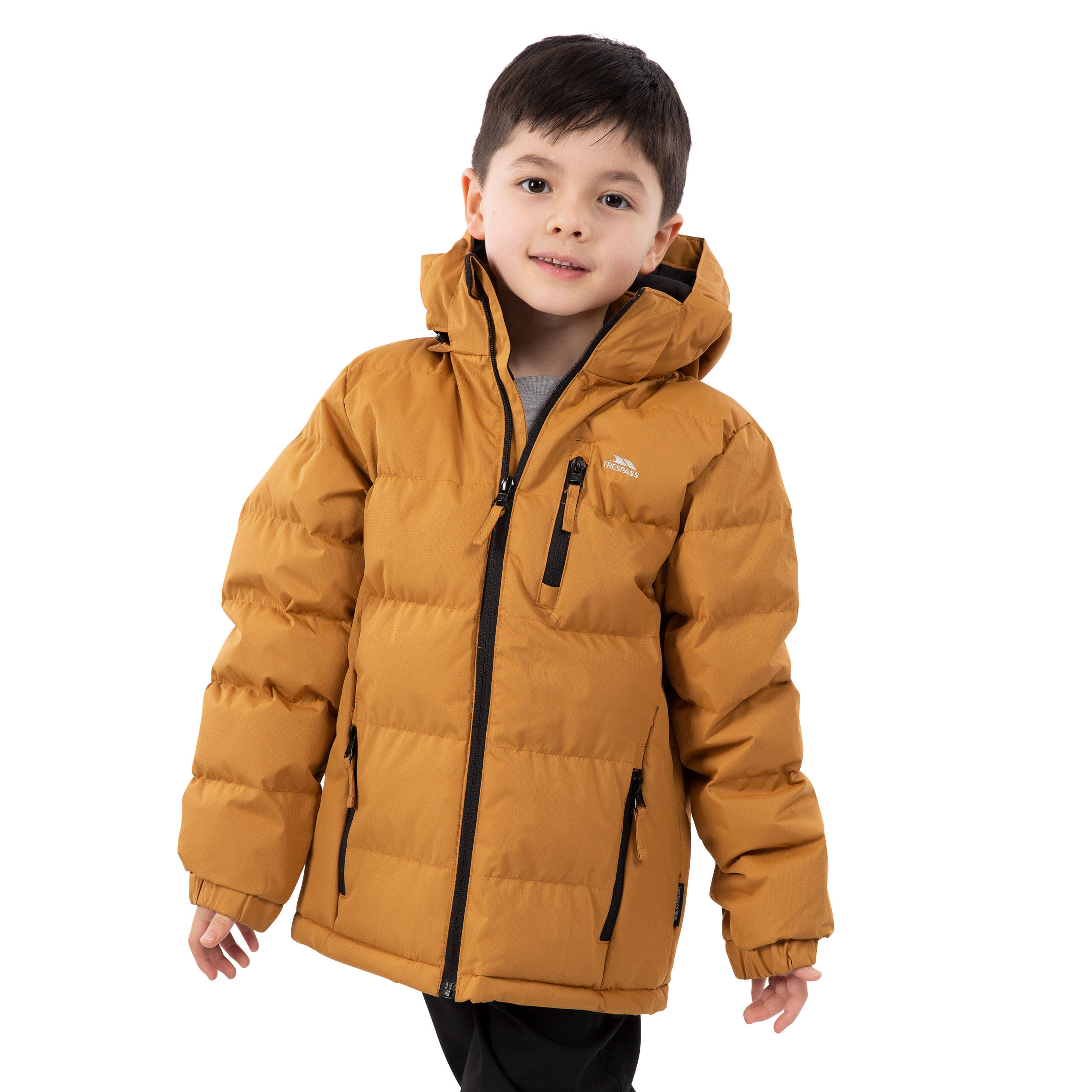 Trespass Tuff - Chaqueta acolchada con capucha desmontable 3/5