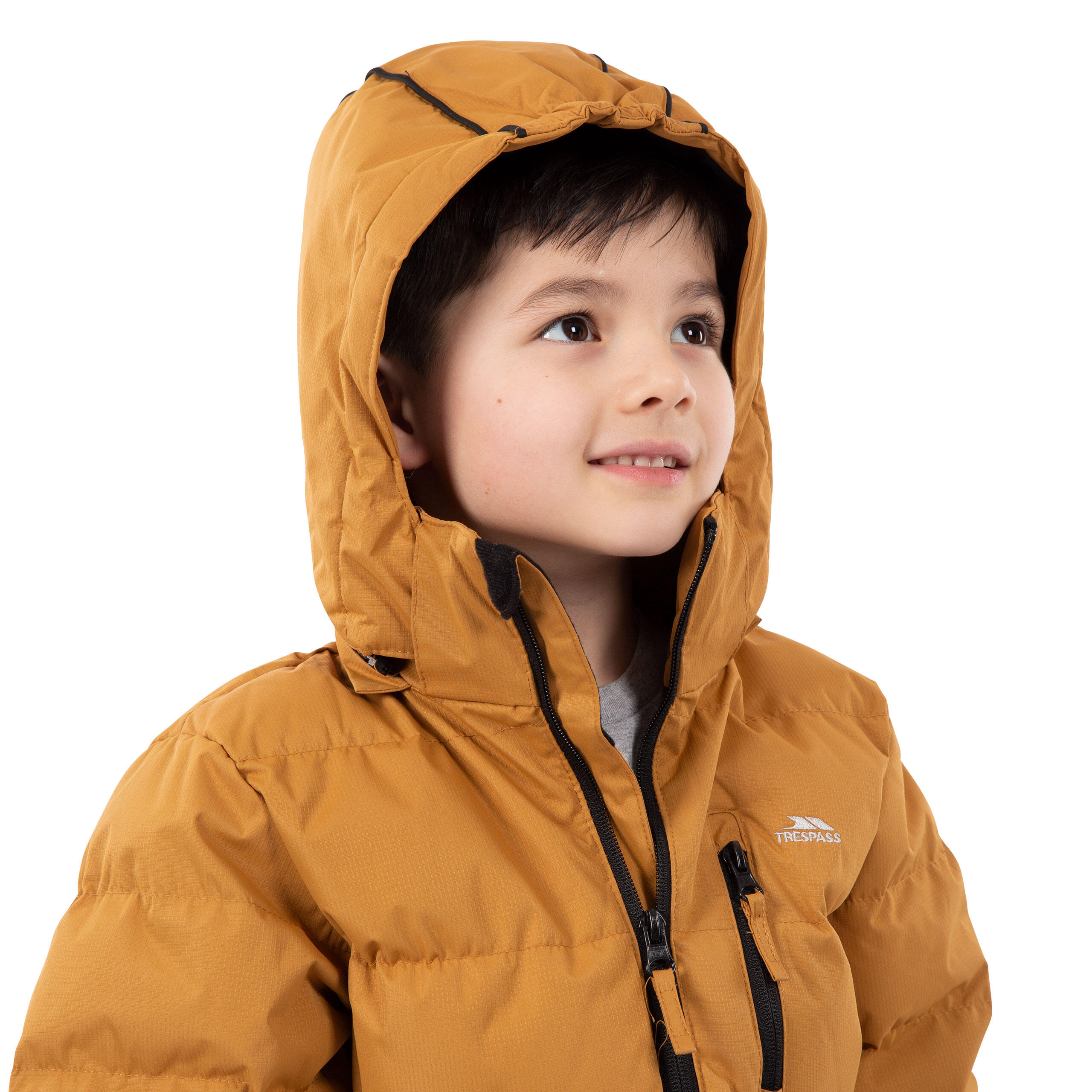 Trespass Tuff - Chaqueta acolchada con capucha desmontable 5/5