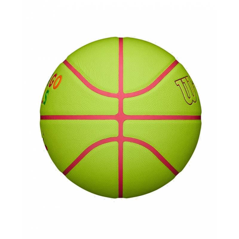 Ballon de Basketball Wilson NBA Chicago Bulls Team Neon 3/4