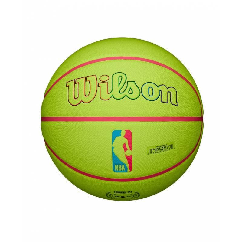 Ballon de Basketball Wilson NBA Chicago Bulls Team Neon 2/4