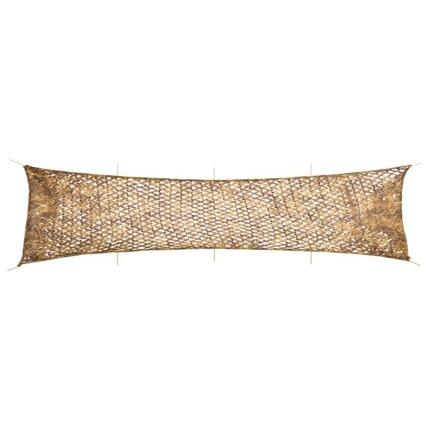 Filet de camouflage VidaXL avec sac 809 x 207 cm couleur sable