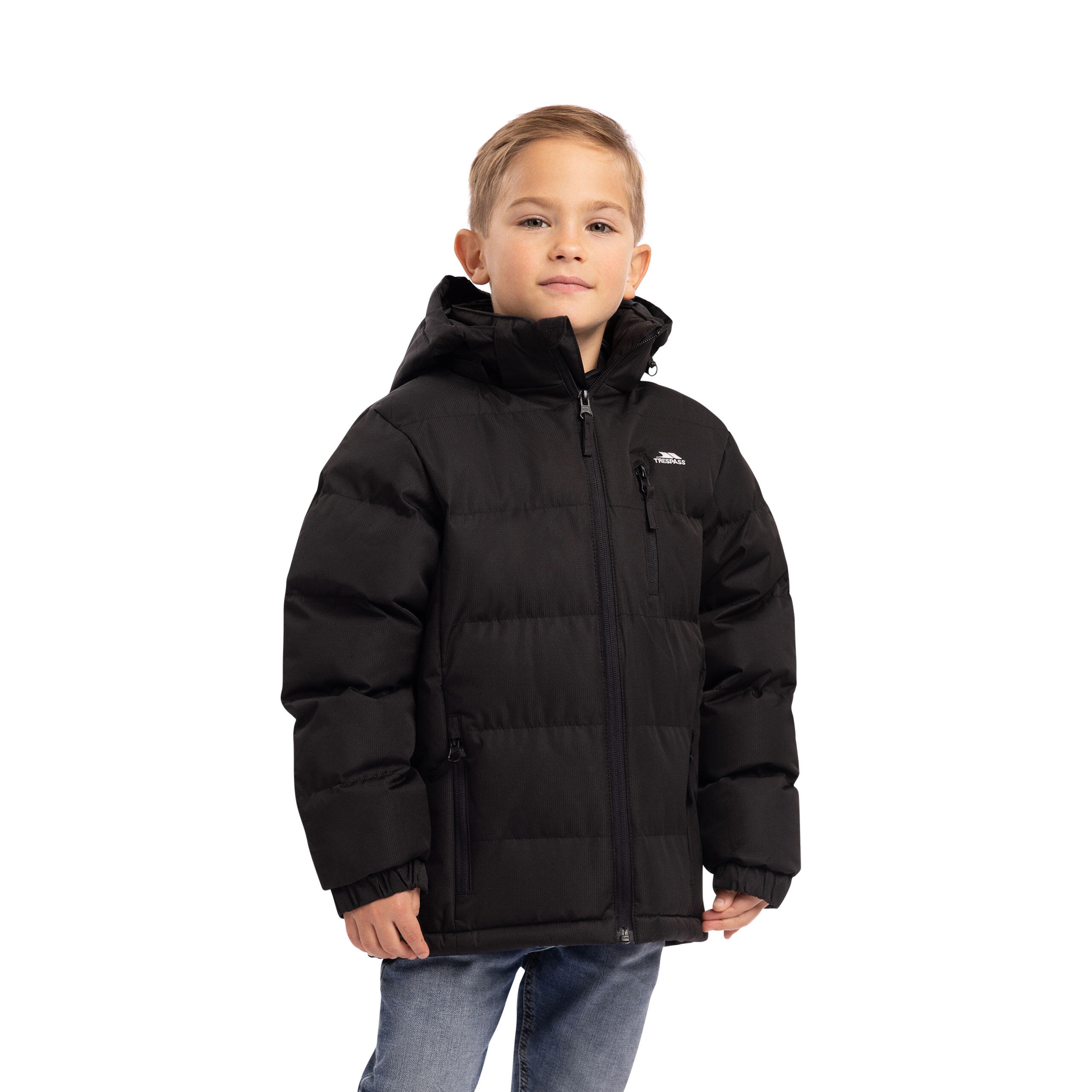 Trespass Tuff – Herrenjacke, wattiert, schwarz 3/5