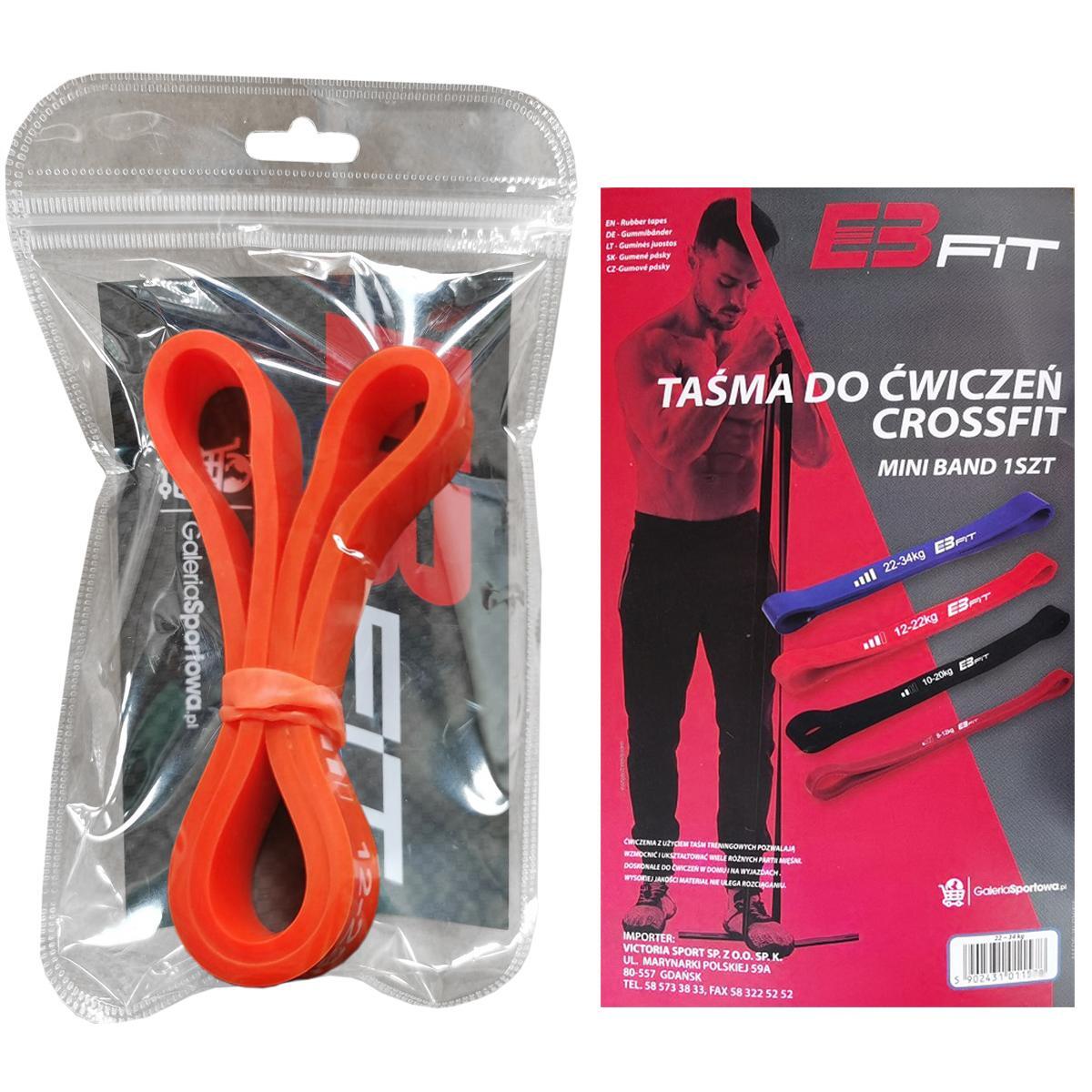 Guma fitness Eb Fit krótka 12-22 kg 5/5