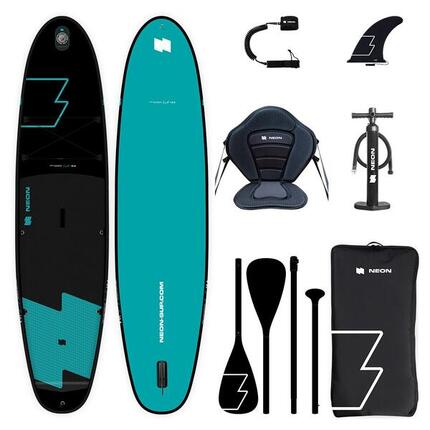 Aufblasbares SUP/Kajak Aufblas-Set –Neon Led 10'8 Combo