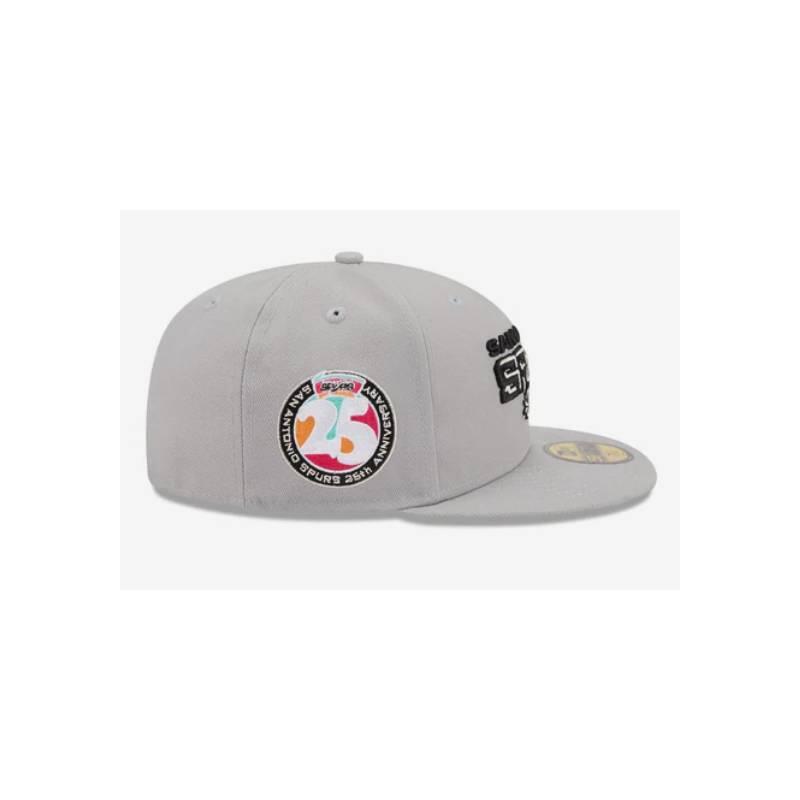 Casquette NBA San Antonio Spurs New Era Hardwood Classic 59FIFTY Gris 2/4