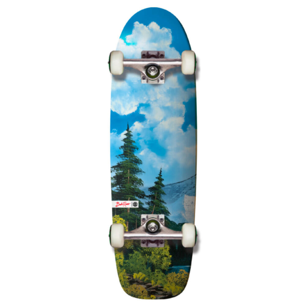 Skateboard Cruiser Element X Bob Ross Happy Clouds 29.85''