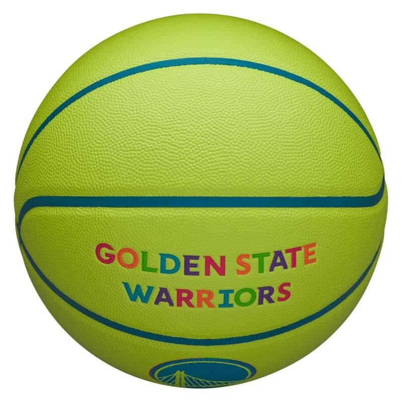 Ballon de Basketball Wilson NBA Golden State Warriors Team Neon 3/4