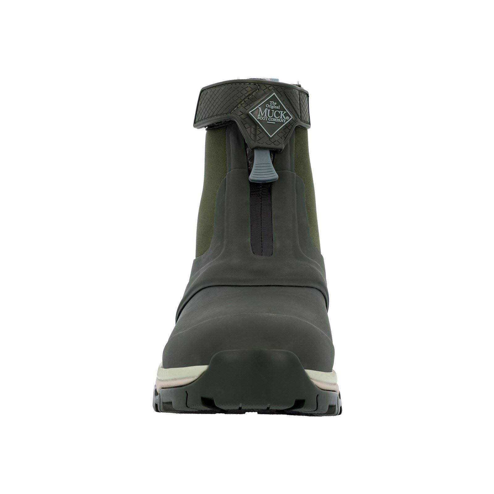 Muck Boots Apex Mid Zip Rubber Moss Wellington Boots 3/6