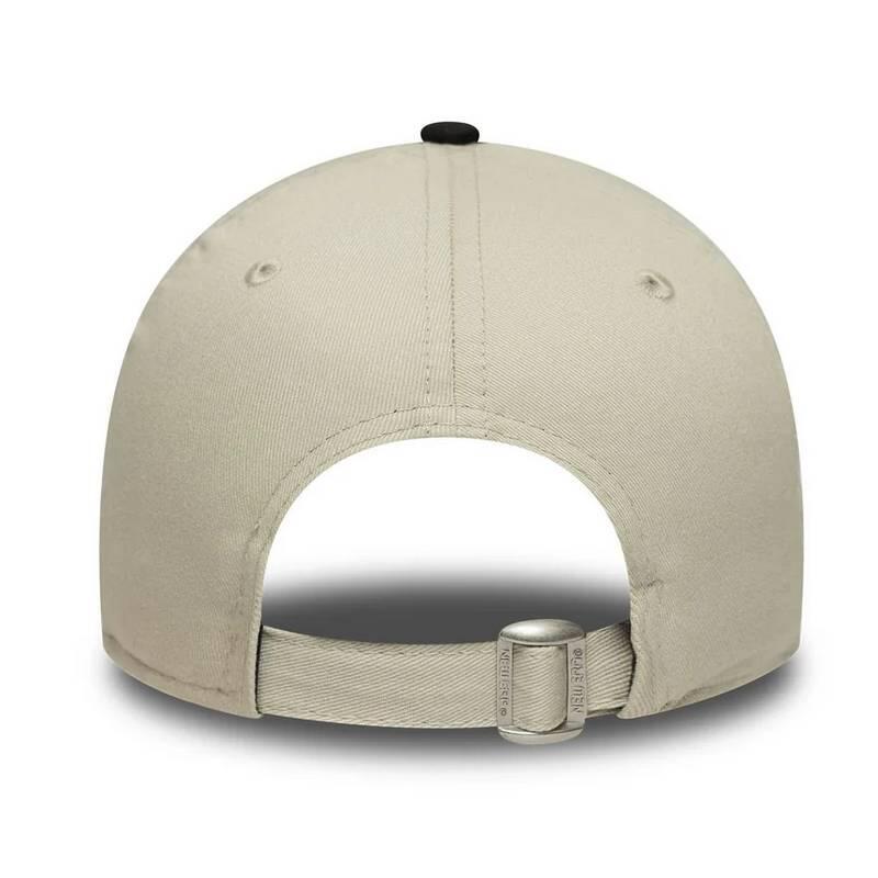 Casquette NFL Las Vegas Raiders New Era Color Block 9FORTY Crème pour enfant 3/3