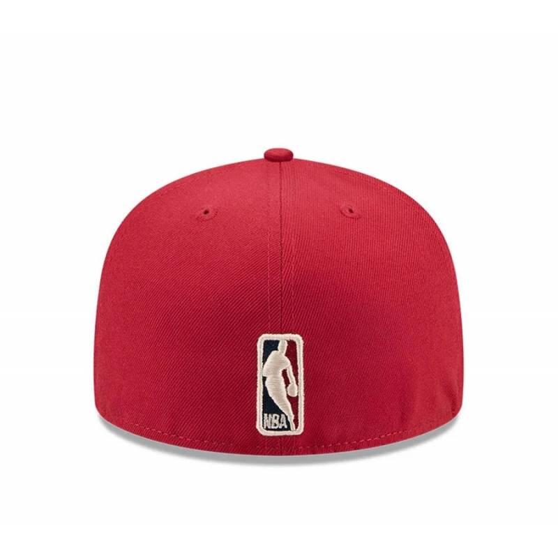 Casquette NBA Denver Nuggets New Era Hardwood Classic 59FIFTY Rouge 3/3