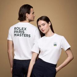 T-shirt unisexe Rolex Paris Masters 2025 - Blanc
