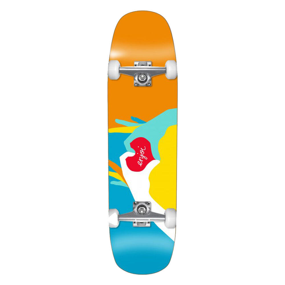 Cruiser Enjoi Skateboard Premium Heart Multi 31.8'' 1/4