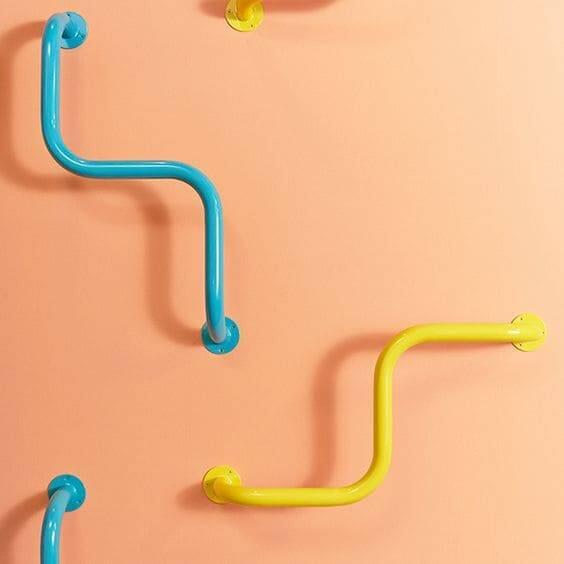 RBX Barre de Traction Gymnastique Incurvée Mur et Plafond 4/7