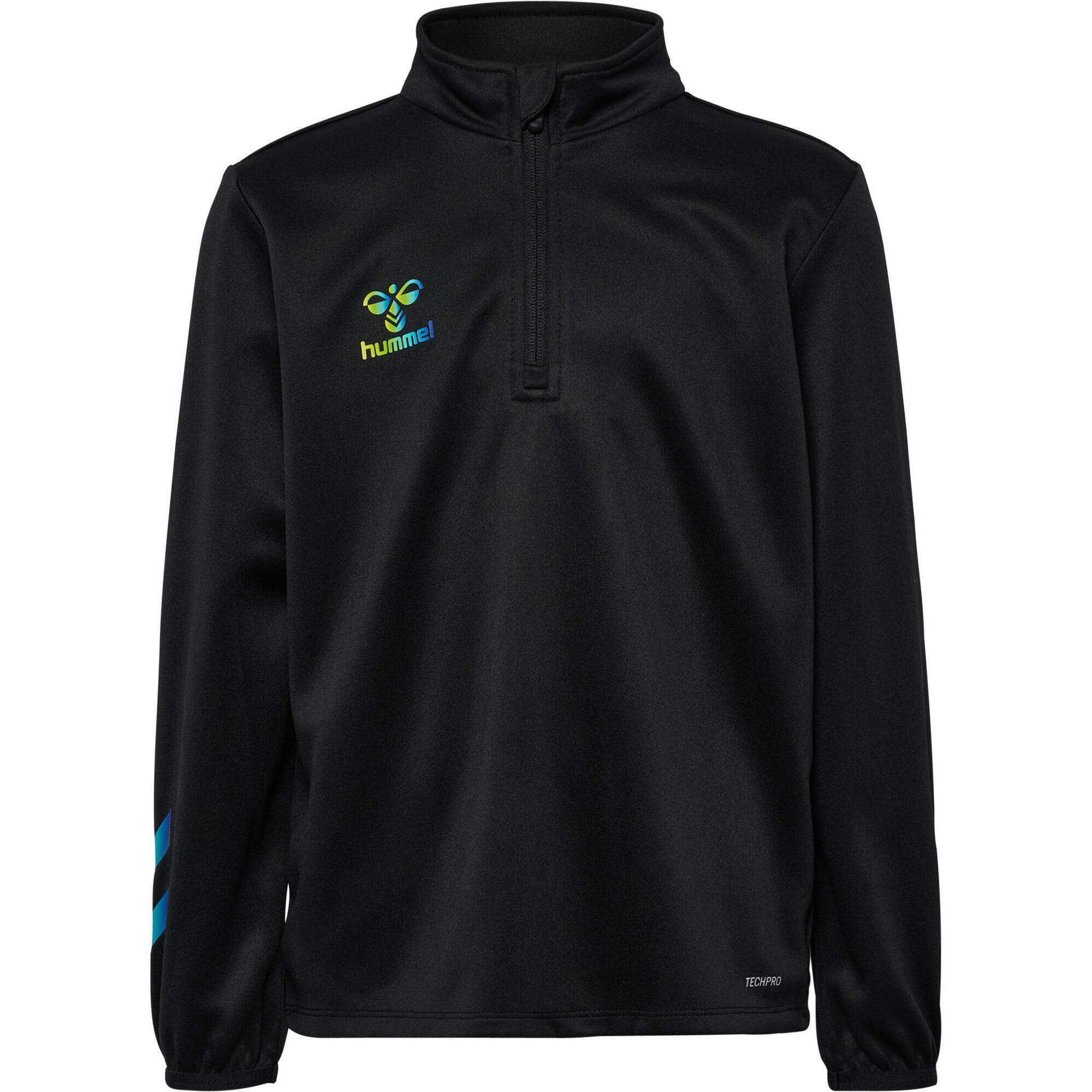 Hummel - Demie-fermeture Éclair Zip Combinaison Hmlshimmer Multisport Enfant Hummel - Pull - Jaune|marron|noir - Decathlon