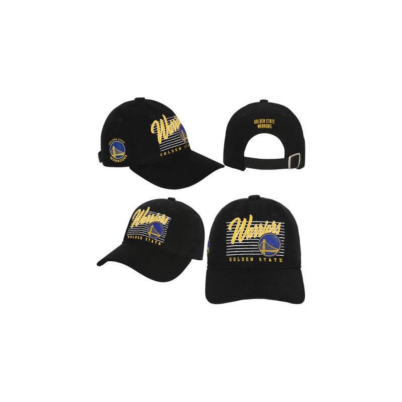 Casquette NBA Enfant Golden State Warriors Outerstuff Retro Wooly Dad Noir 3/3
