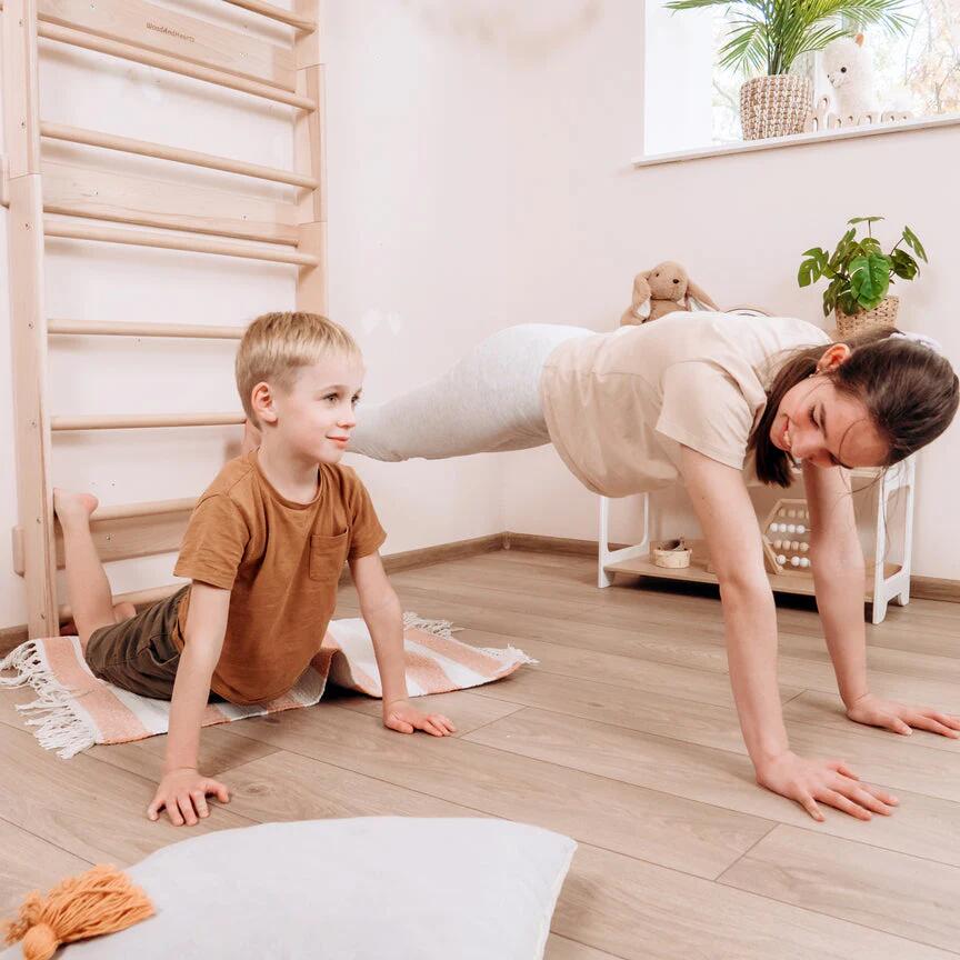 Unisex espalier de gymnastique intérieur en bois barre de traction Light XL 5/5
