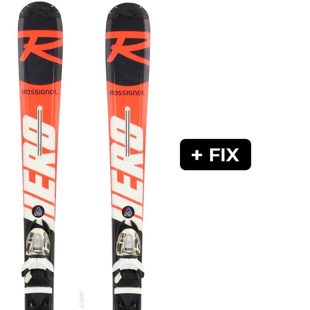 ROSSIGNOL Reconditionné - ROSSIGNOL HERO JR MULTI EVENT + LOOK EXPRESS JR - Très bon état
