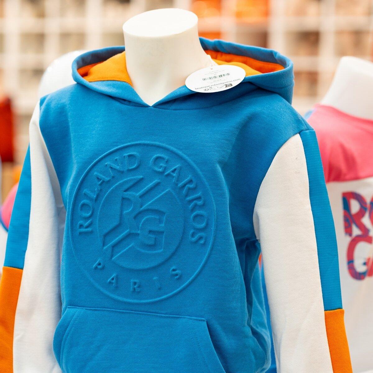 Sweat Pop Energy garçon Roland-Garros - Bleu 3/4