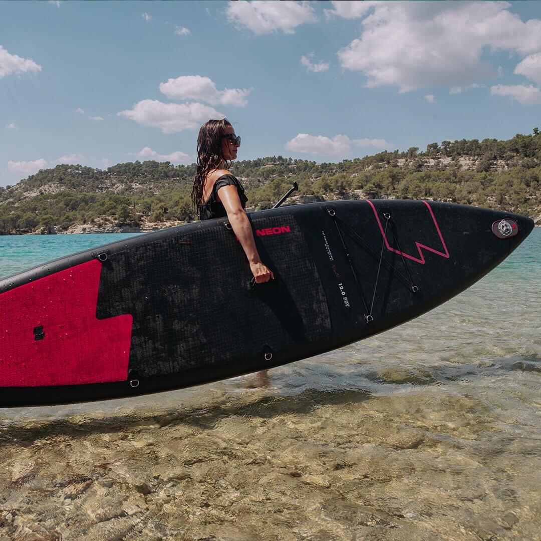 Pack Stand Up Paddle Gonfiabile – Neon Volt Berry 12' 2/7