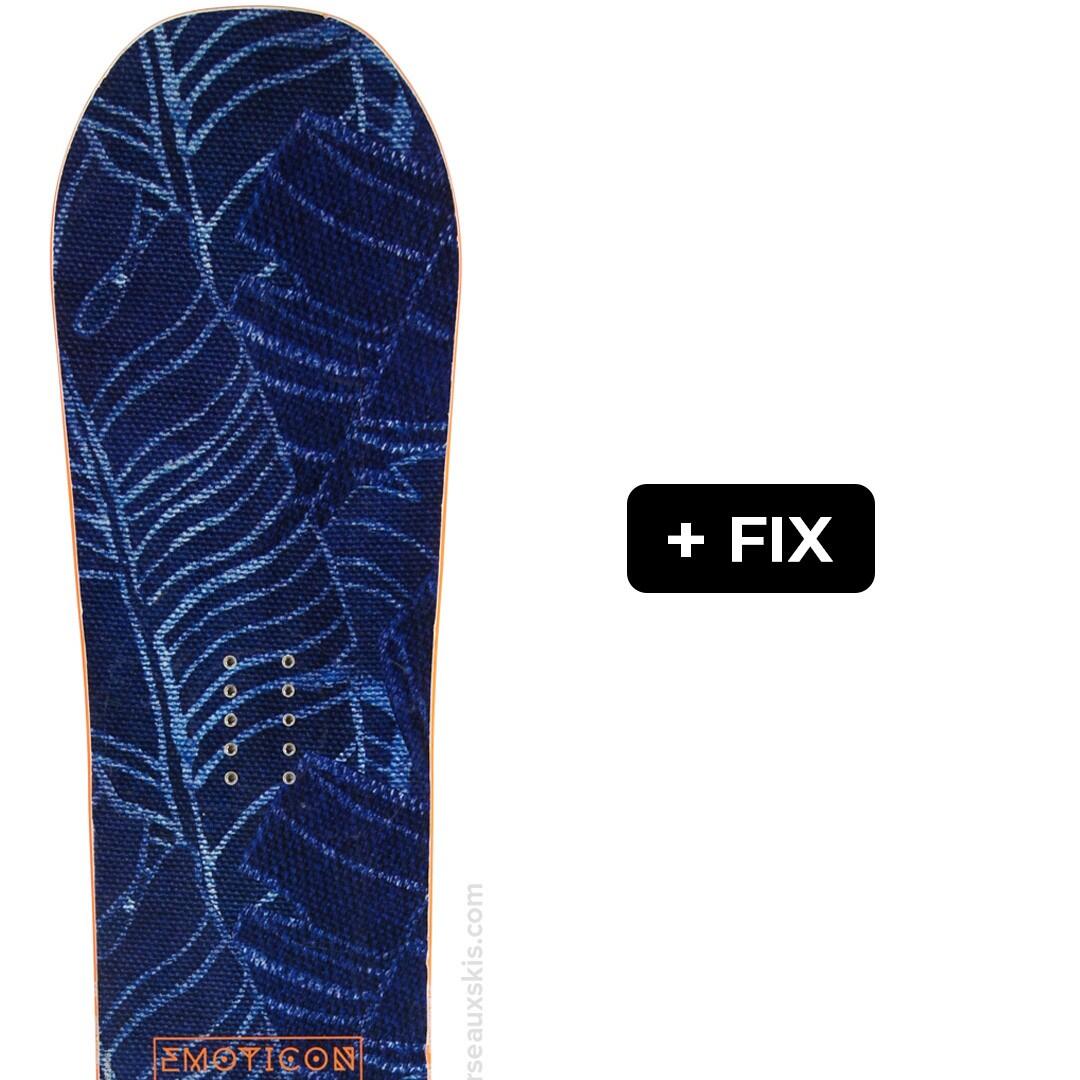 Capita - Reconditionné - Yes Emoticon + Fix - Etat Excellent - Snowboard - Multicolore - 143 - Decathlon