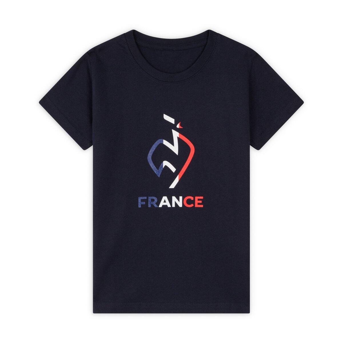Roland Garros - T-shirt Fft Coq Enfant - Marine - Veste - Bleu - Decathlon
