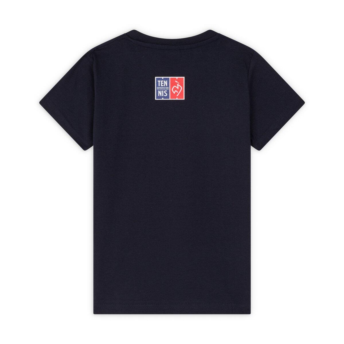 T-shirt FFT Coq enfant - Marine 2/2