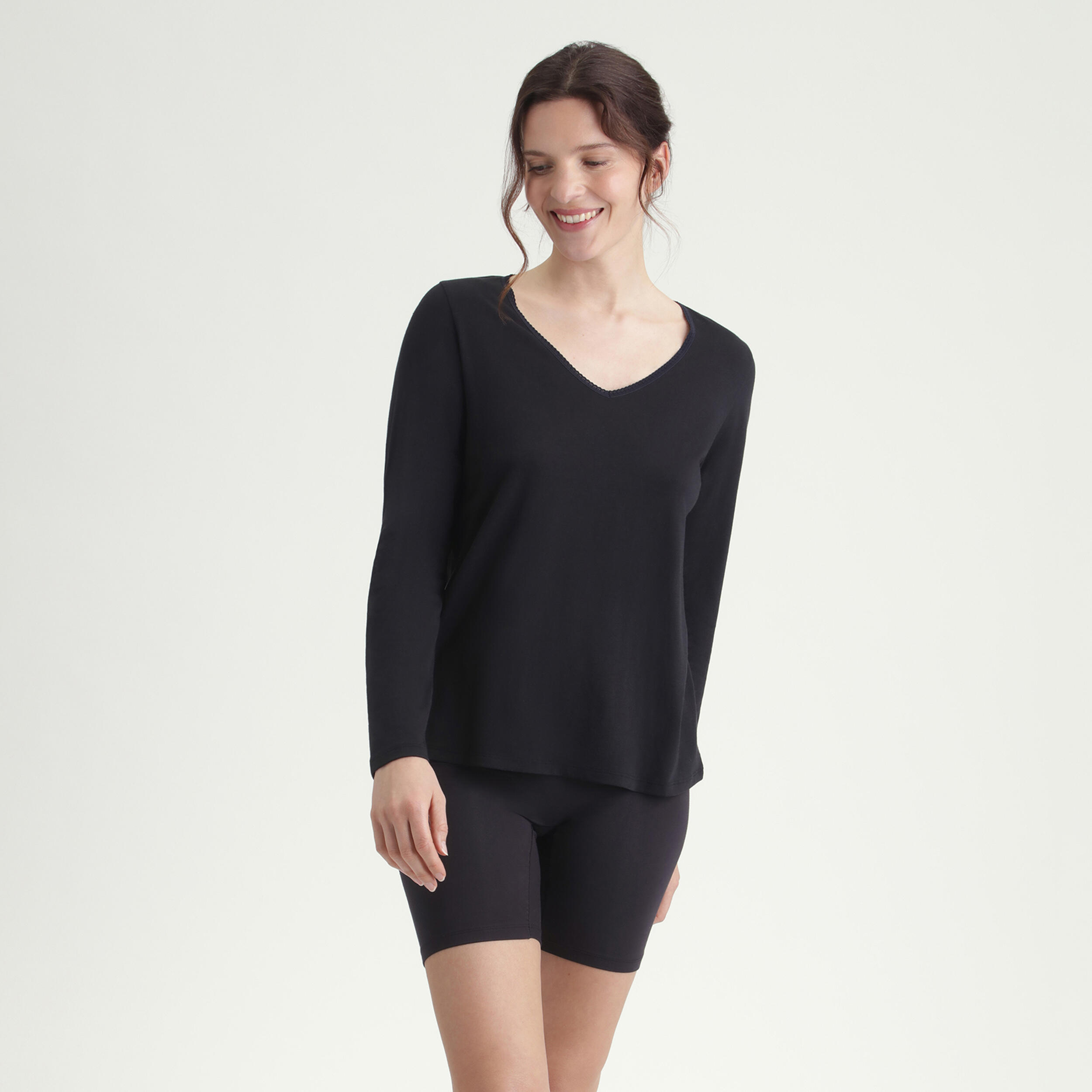 Dim Thermal, T-shirt Isolant Col V 3/4