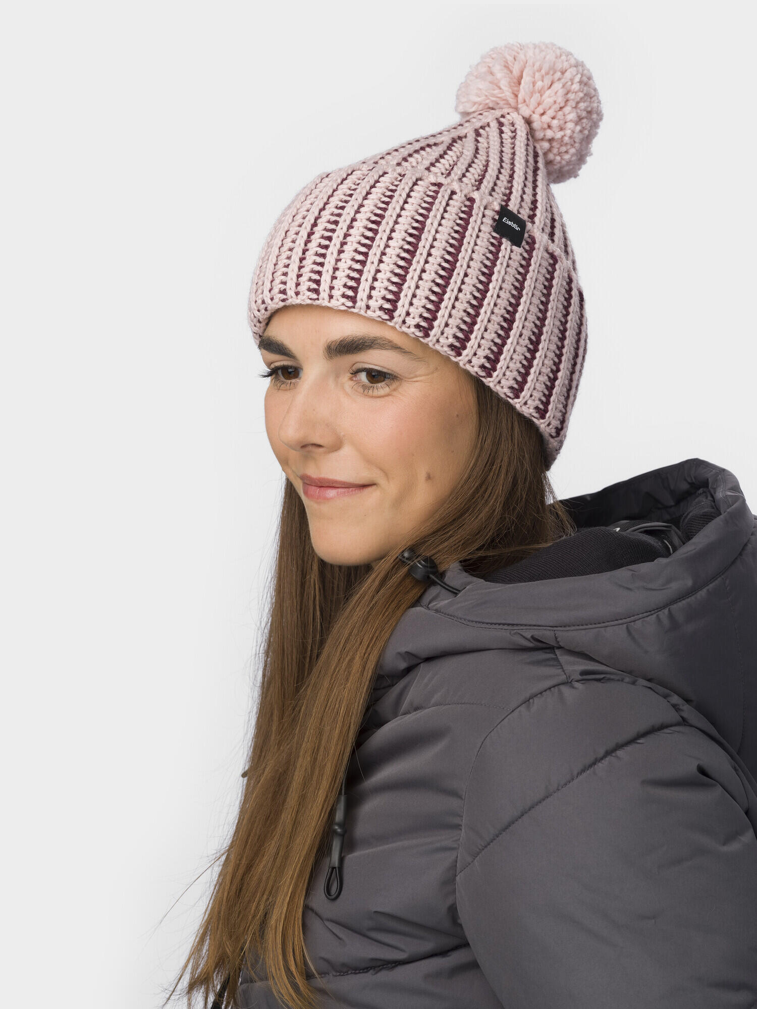 Mütze Ronda Bommelmütze Herren Damen Wintermütze Fleece Pompon warm Merino 4/4