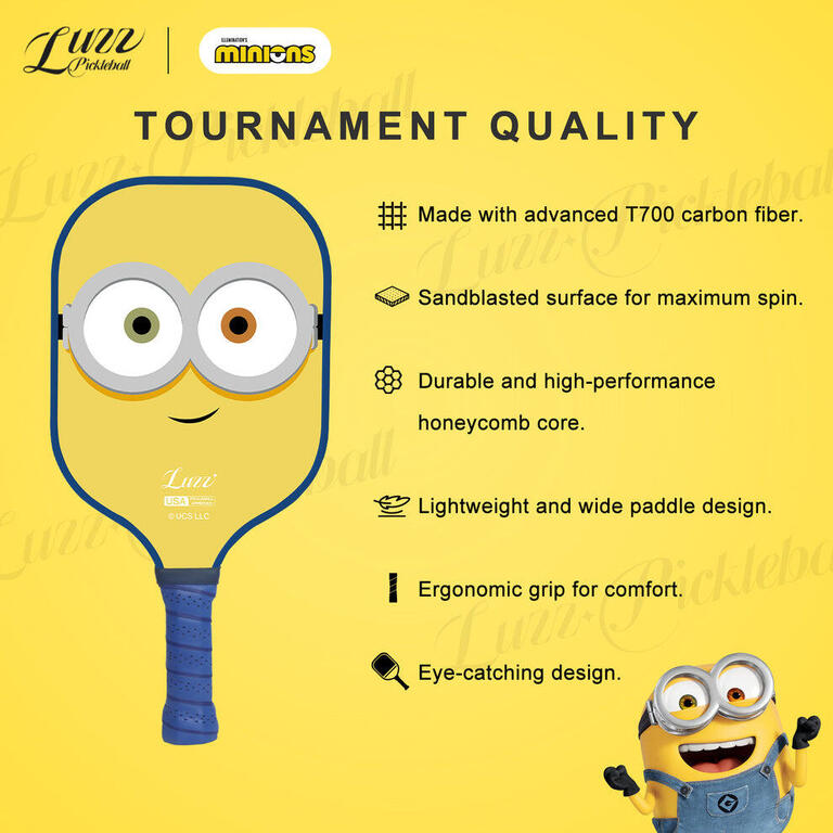 Luzzpickleball Minions Original Racket-Mayhem
